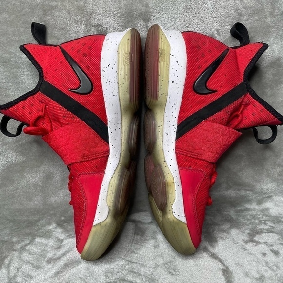 Nike LeBron XIV “University Red” Basketball Shoes Men’s 10.5 Red/Black/White - Picture 3 of 13